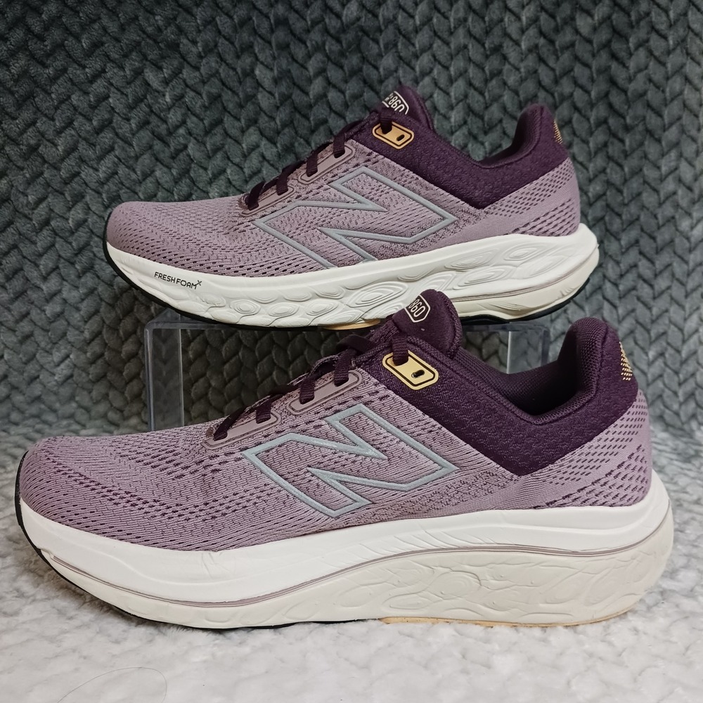New Balance Fresh Foam X 860v14 Ice Wine Plum Brown Women's Running Shoes Sz 8.5 - Picture 2 of 15